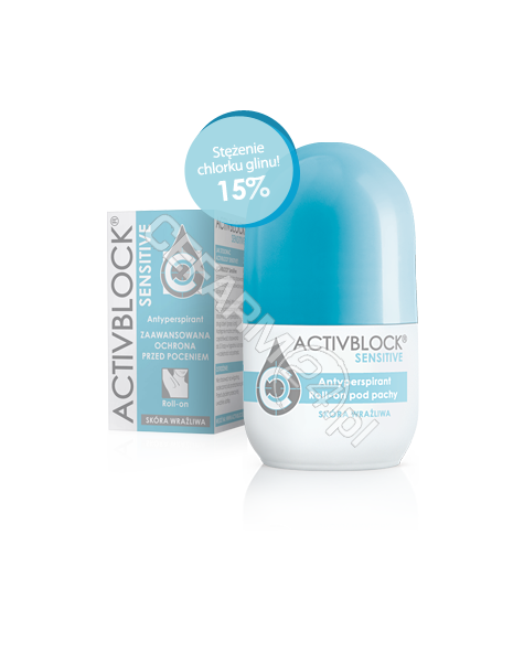 TEVA KUTNO Activblock sensitive roll-on do skóry wrażliwej 25 ml