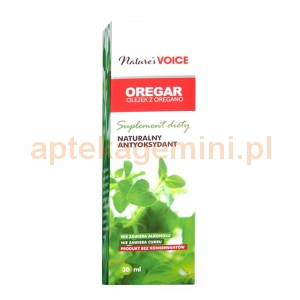 NATURE'S VOICE OREGAR, olejek z oregano, 30ml