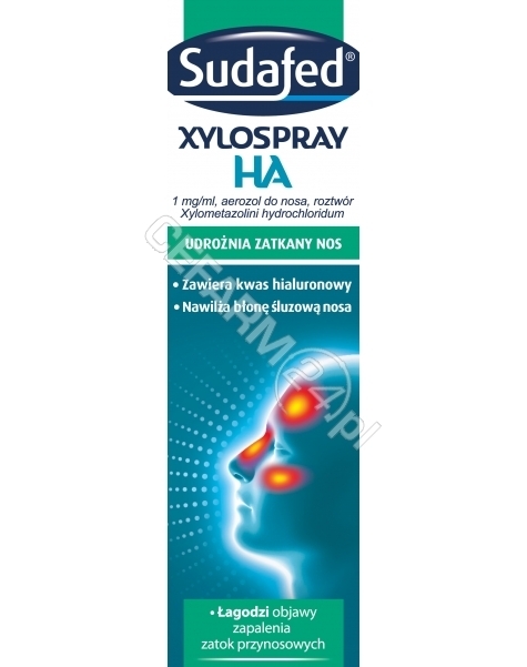 MCNEIL Sudafed xylospray HA 1 mg/ml aerozol 10 ml