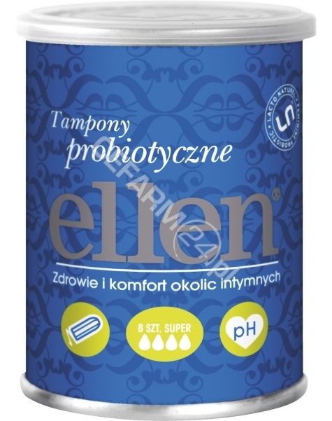 HOLBEX Tampony probiotyczne Ellen super x 8 szt