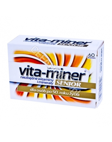 AFLOFARM Vita-miner senior x 60 draż