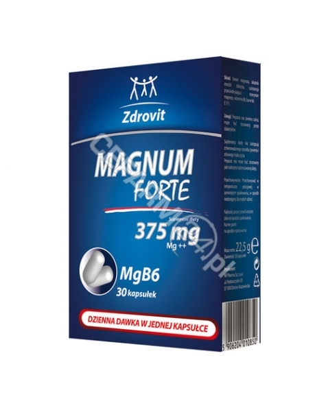 NATUR PRODUK Zdrovit magnum forte 375 mg x 30 kaps